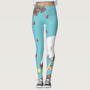 Chicks and A Hen Leggings