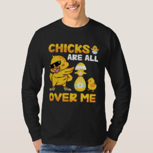 Chicks Are All Over Me  Easter Day Kids Boys T-Shirt