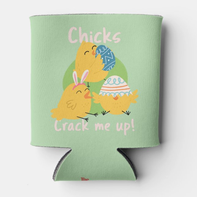 Chick's Crack Me Up! Easter Beverage Cooler (Front)