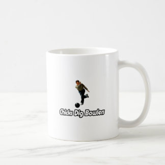 Chicks Dig Bowlers Coffee Mug