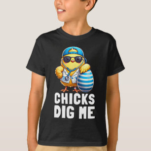 Chicks Dig Me Funny Happy Easter Day Nurse Doctor T-Shirt