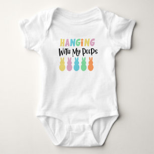 Chicks Dig Me My First Easter Baby Baby Bodysuit