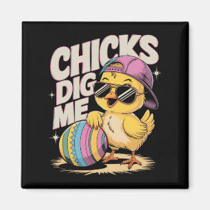 Chicks Dig Me Toddler Boy Easter Boys Easter Toddl Magnet