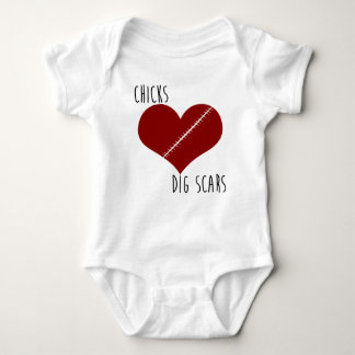 Chicks Dig Scars - CHD edition Baby Bodysuit