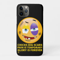 "CHICKS DIG SCARS" funny emoji