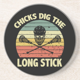 Chicks Dig The Long Stick Coaster