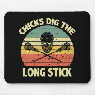 Chicks Dig The Long Stick Mouse Pad