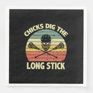 Chicks Dig The Long Stick Napkin