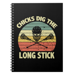 Chicks Dig The Long Stick Notebook