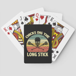 Chicks Dig The Long Stick Playing Cards
