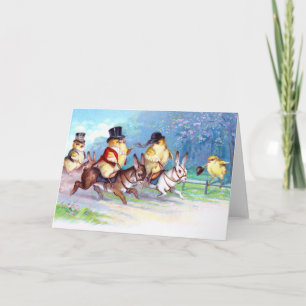 Chicks Easter Ride Holiday Card