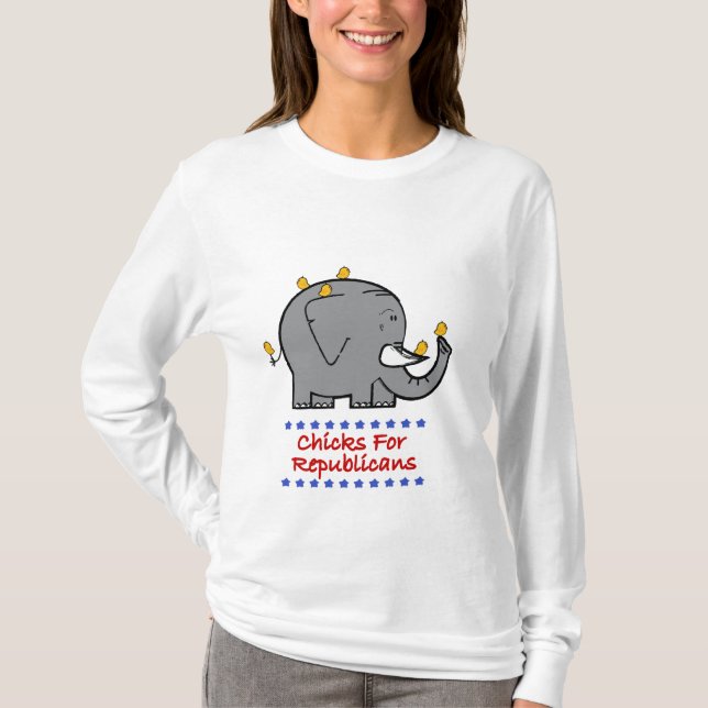 chicks for republicans T-Shirt (Front)