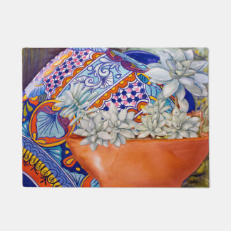 Chicks n Hens n Talavera Floor Mat