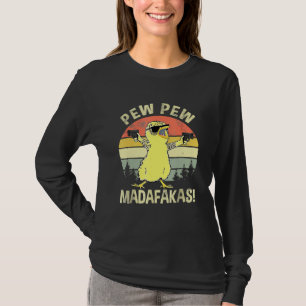Chicks Pew Pew Madafakas Vintage Chick T-Shirt