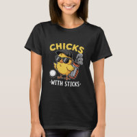 Chicks with Sticks Golfer Girl Golf Club Golfing