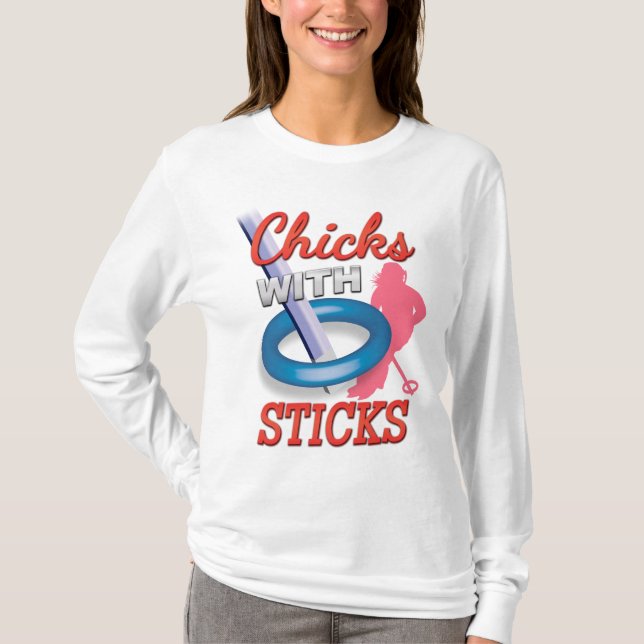 'Chicks With Sticks' T-Shirt (Front)
