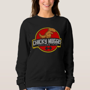 Chicky Nuggies Lifting Team Chicken Nugget  Fitnes Sweatshirt