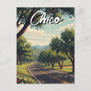 Chico California Travel Postcard