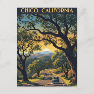 Chico California Travel Postcard