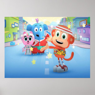 Chico friends bon bon poster