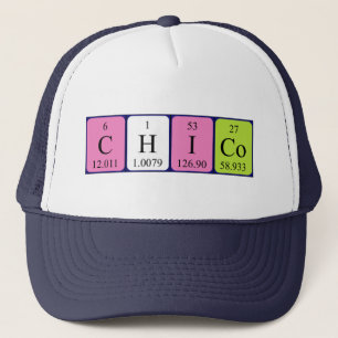 Chico periodic table name hat
