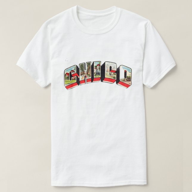 Chico Retro Fade-out T Shirt (Design Front)