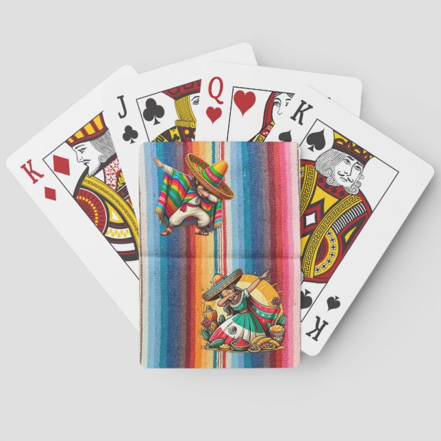Chico y Chica Playing Cards (Back)