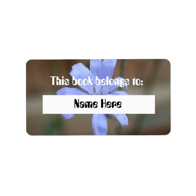 Chicory Book Label (Front)