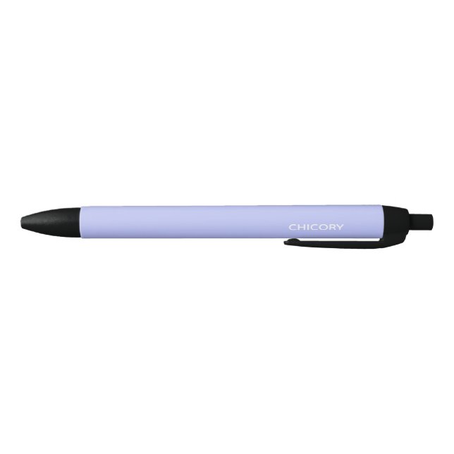 Chicory Flower blue colour name Black Ink Pen (Bottom)