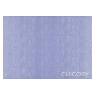 Chicory flower blue colour name cutting board