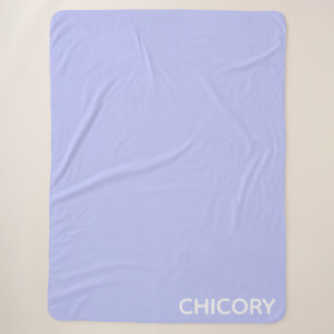 Chicory flower blue colour name sherpa blanket