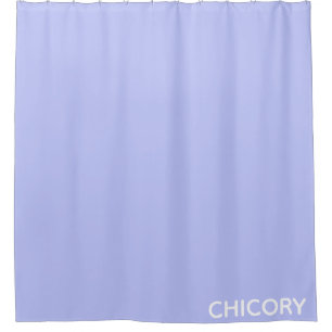 Chicory Flower blue colour name Shower Curtain