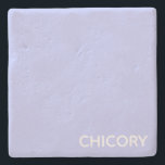 Chicory flower blue colour name stone coaster<br><div class="desc">Chicory flower blue colour name</div>