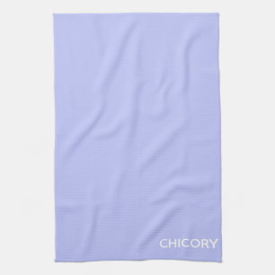 Chicory flower blue colour name tea towel