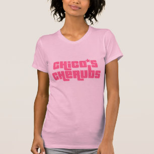 Chico's Cherubs Logo T-shirt Pink on pink