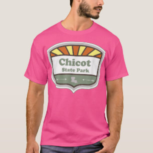 Chicot State Park Louisiana La Sunburst Badge Vaca T-Shirt