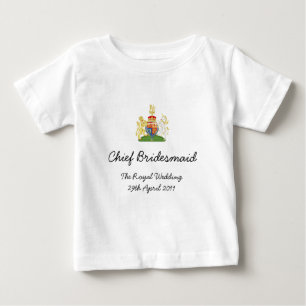 Chief Bridesmaid - fun Royal wedding childs tee
