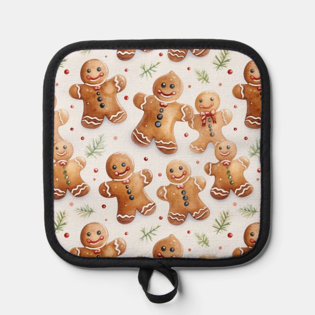 Chief Cookie Maker Gingerbread  Pot Holder (Front)