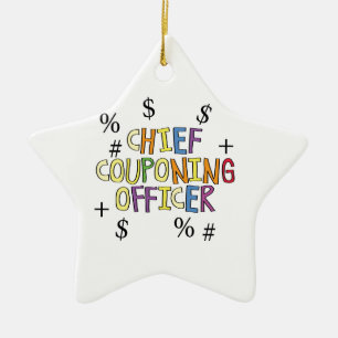 Chief Couponing Officer- www.GrammarGumbo.com Ceramic Tree Decoration