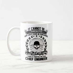Chief Engineer Mug Gifts Coffee Cup Women Men
