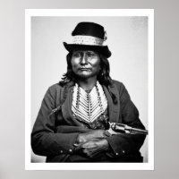 Chief Esatonyett, 1869 (b/w photo)