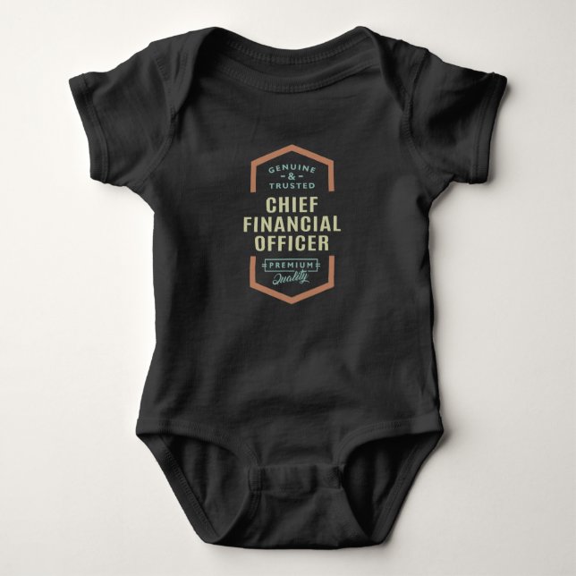 Chief Financial Officer Baby Bodysuit (Front)