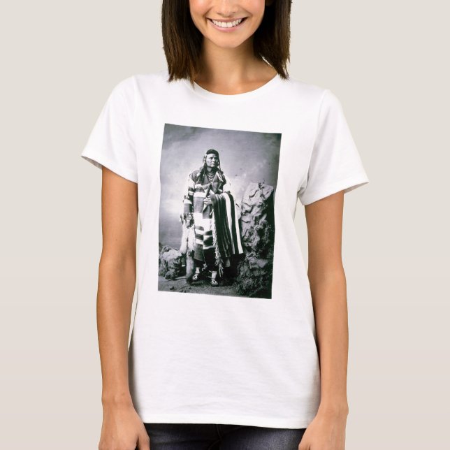 Chief Joseph (1840-1904) c.1880 (b/w photo) T-Shirt (Front)