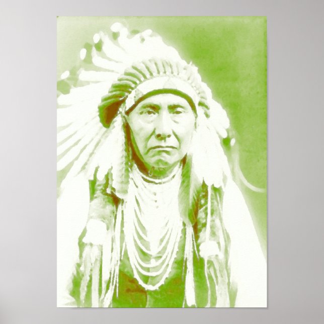 Chief Joseph Native American Leader Poster (Front)