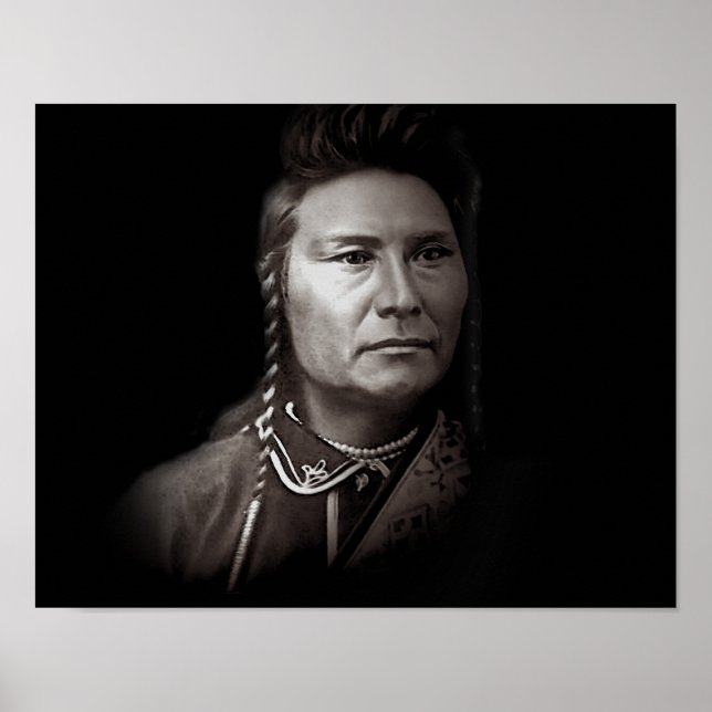 Chief Joseph of the Nez Perce American indian Poster (Front)