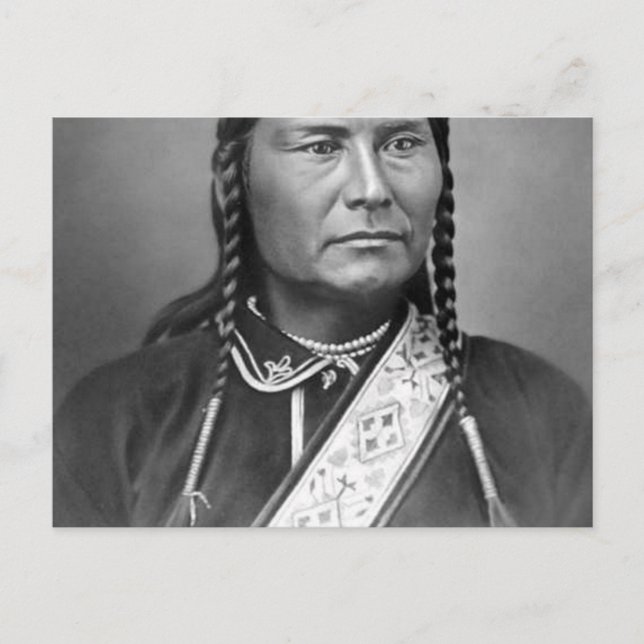Chief Joseph Portrait 1880 Postcard (Front)