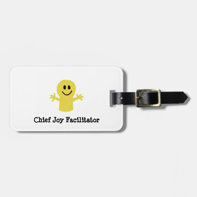 Chief Joy Facilitator Luggage Tag (Front Horizontal)