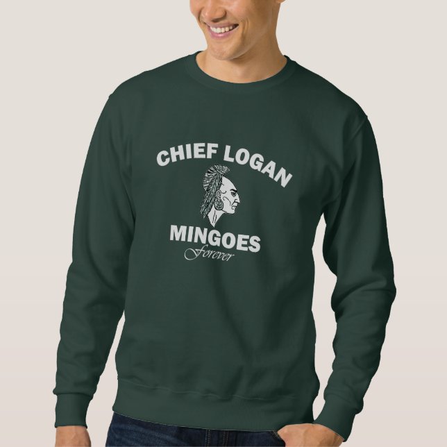 Chief Logan High School sweatshirt white lettering (Front)