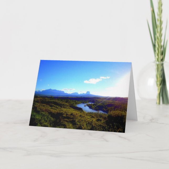 Chief Mountain, Glacier National Park Card (Front)