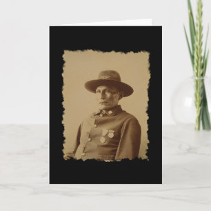 Chief of the Chiricahua Apache Tribe 1898 Card
